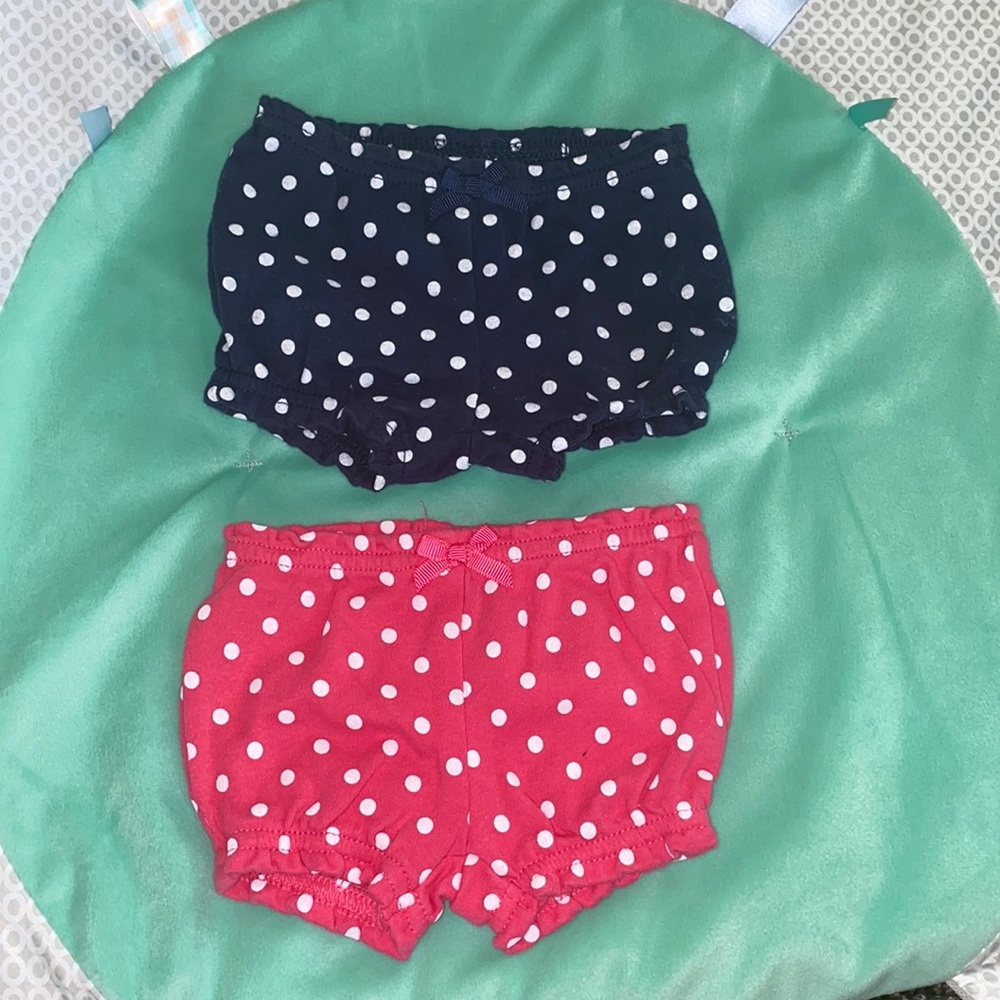 Newborn Carter’s Romper Shorts